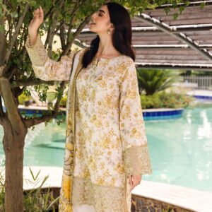 Charizma Lawn Banadora light 3-Piece Suit - Printed Suit for Women - Dress Glam