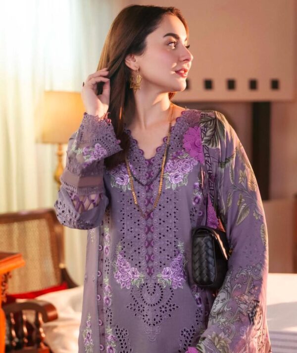 Heavy Embroidered 3-Piece Suit- Jade Pure Pima Lawn 2025 - Dress Glam