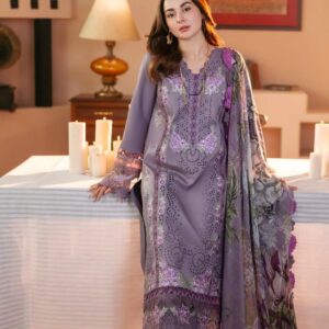Heavy Embroidered 3-Piece Suit- Jade Pure Pima Lawn 2025 - Dress Glam