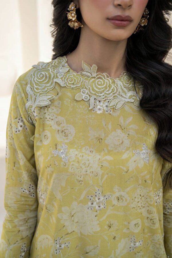 IZNIK Chikankari Embroidered 3pc Lawn Suit – Embroidered Lawn Suit for Women - Dress Glam