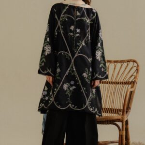 Zara Coco embroidered 3-piece lawn suit with monark dupatta and dyed trouser – summer casual dress for Pakistani women